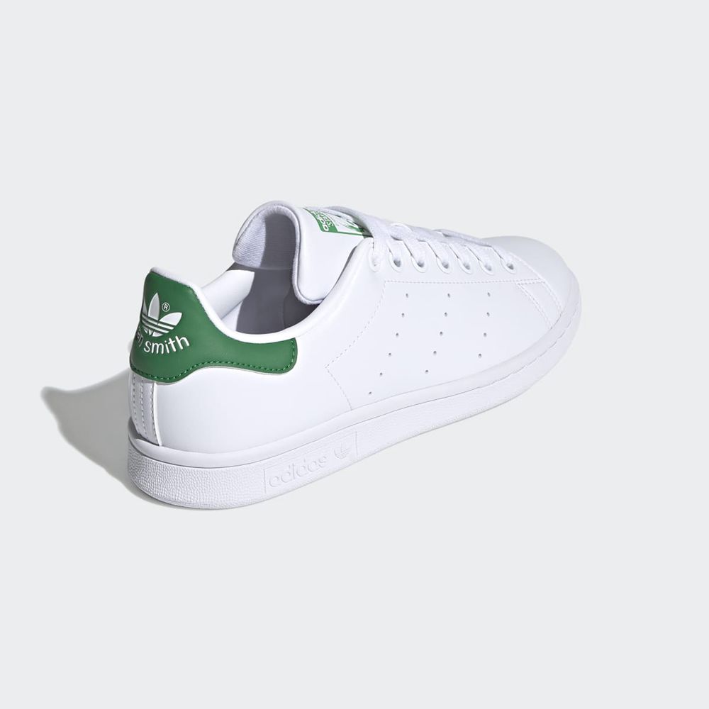 Basket Adidas Stan Smith Blanche Vert Femme | MQA-23309666