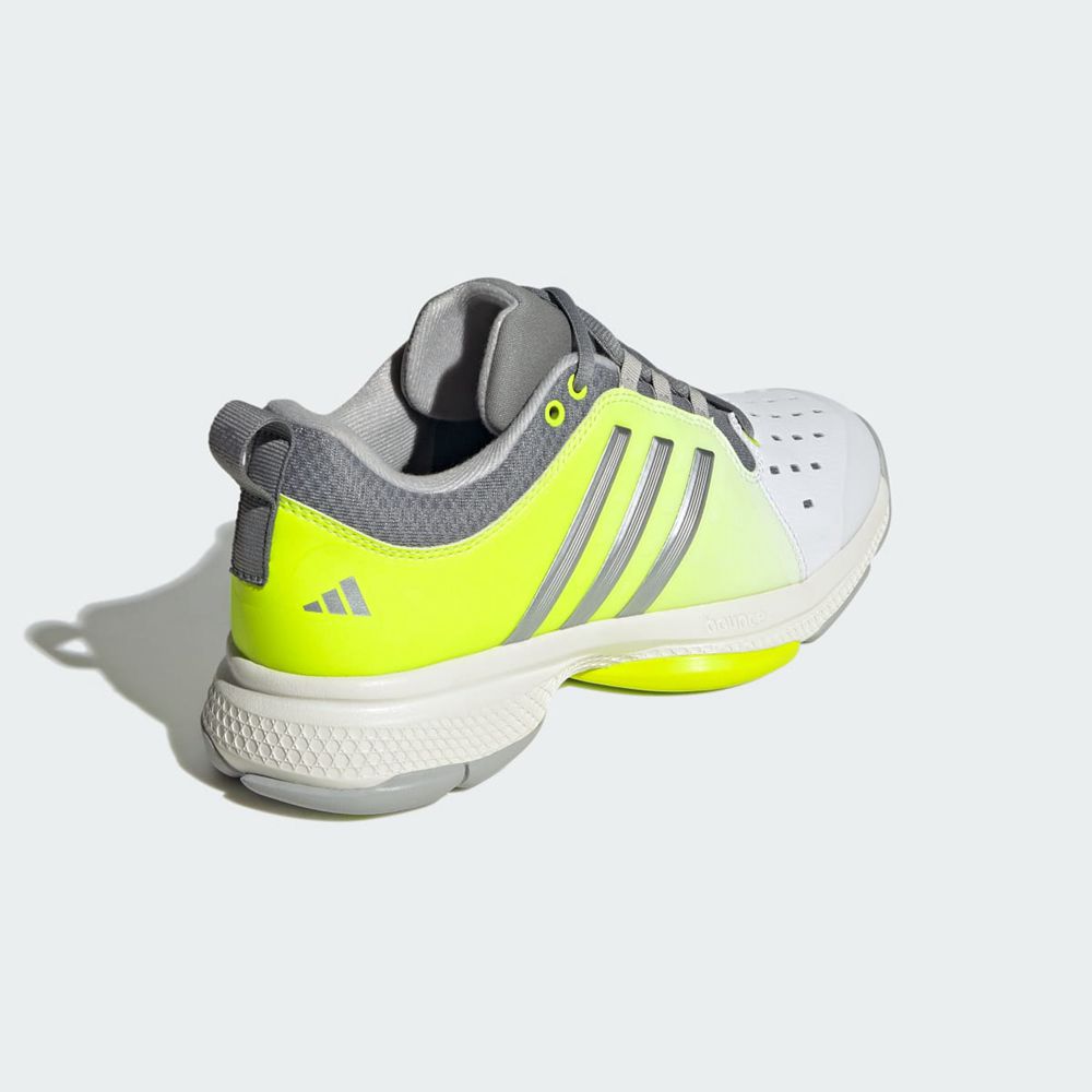 Basket Adidas Court Pickleball Blanche Argent Vert Femme | VZN-85038413