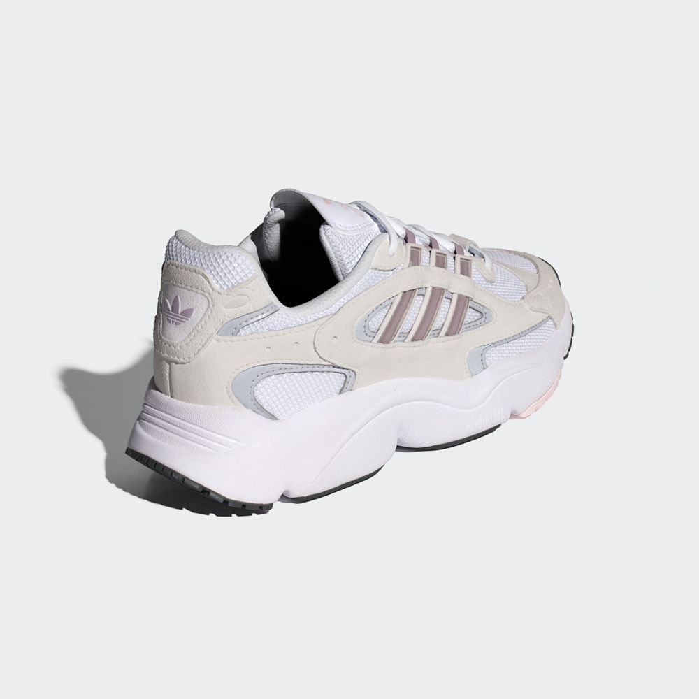 Basket Adidas Ozmillen Blanche Beige Grise Femme | XMC-49303904