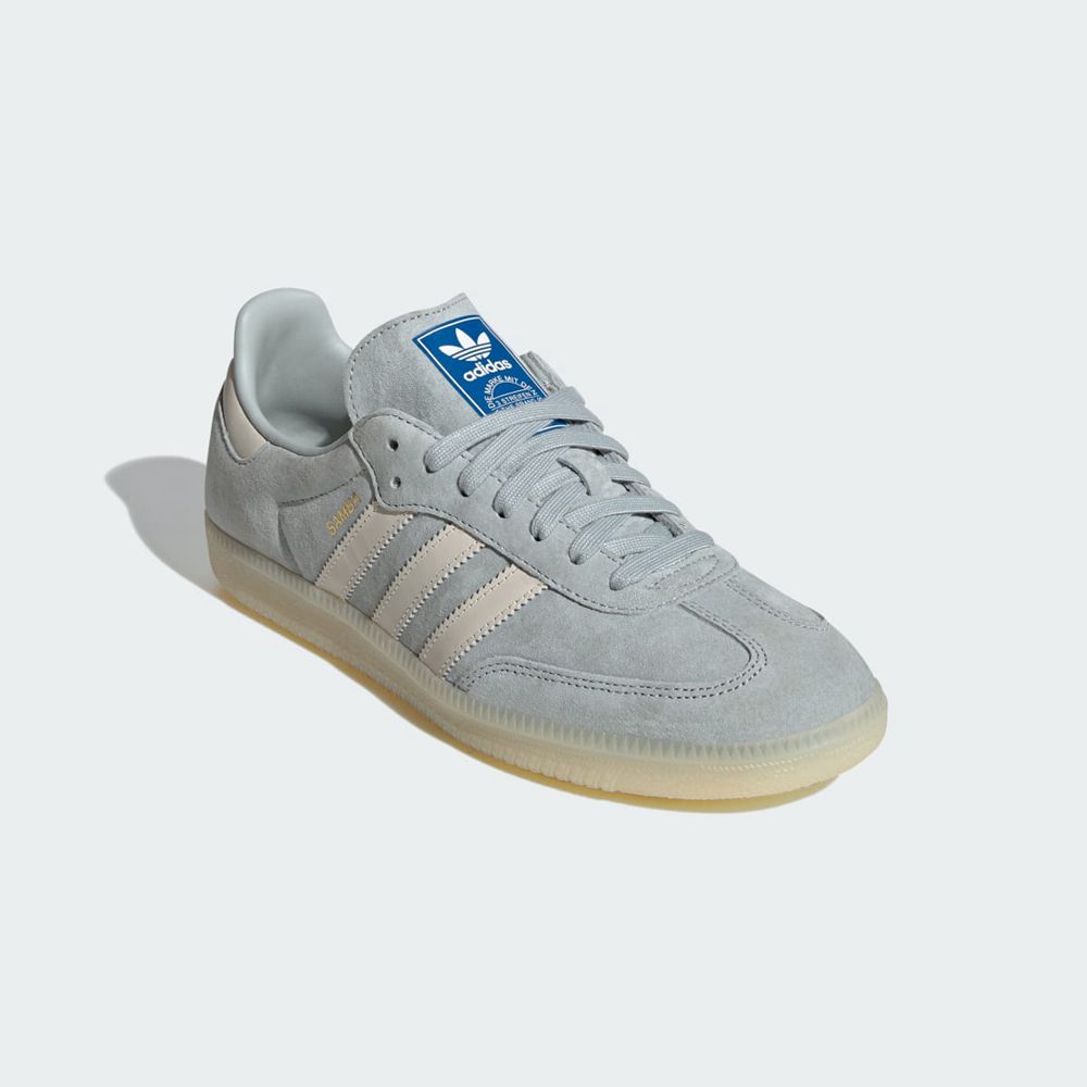 Basket Adidas Samba OG Argent Blanche Femme | DPC-26088018