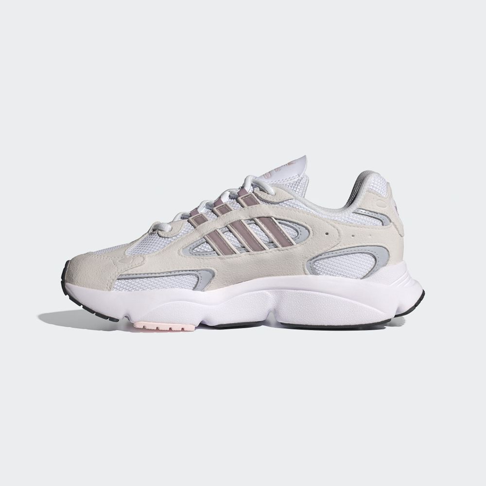 Basket Adidas Ozmillen Blanche Beige Grise Femme | XMC-49303904