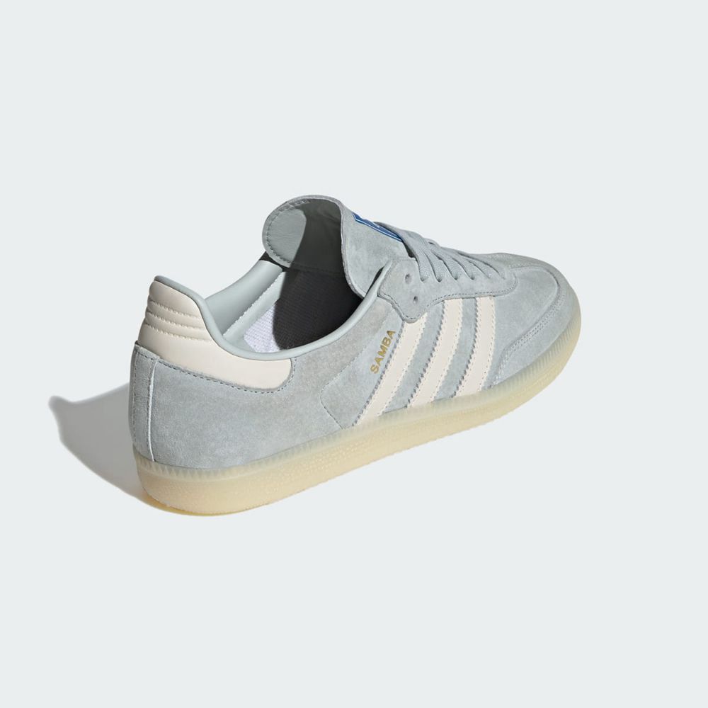 Basket Adidas Samba OG Argent Blanche Femme | DPC-26088018