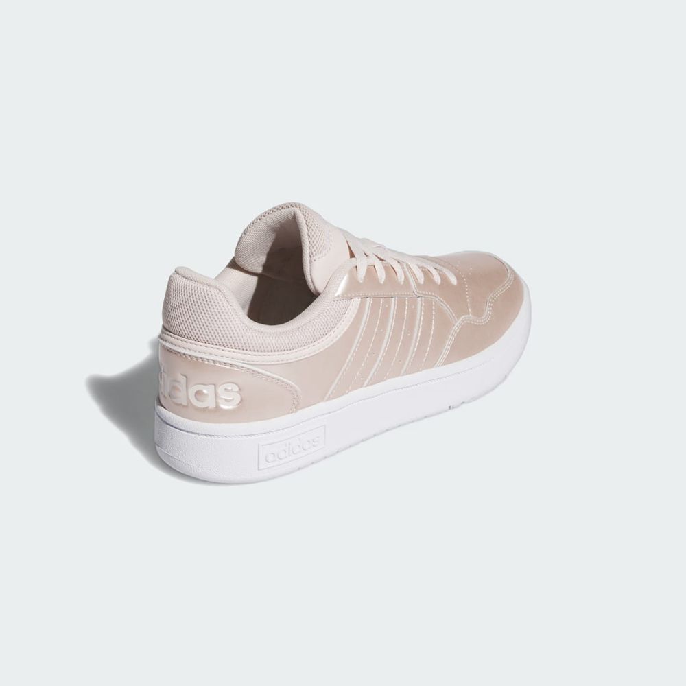 Basket Adidas Hoops 3 Beige Femme | IKJ-99206263