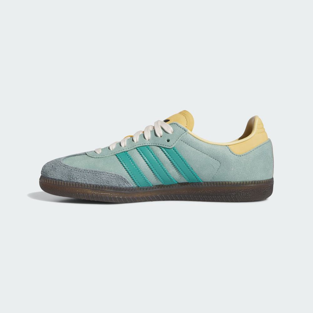 Basket Adidas Adidas x Extra Butter Samba Vert Jaune Femme | UEY-67694798