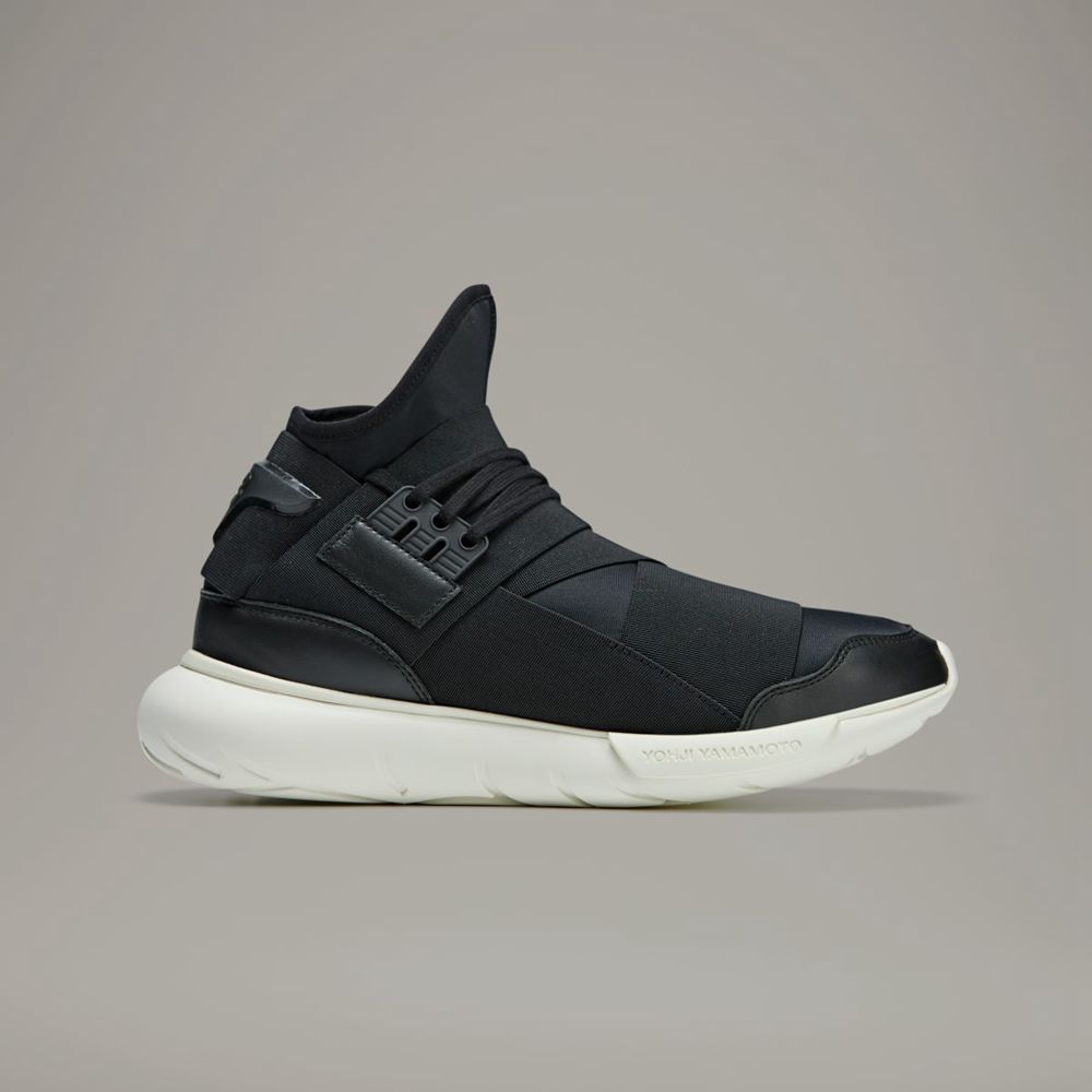 Basket Adidas Y-3 Qasa Noir Blanche Femme | CMS-00143101