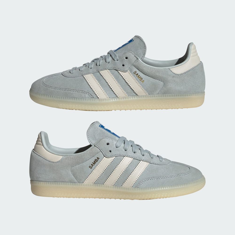 Basket Adidas Samba OG Argent Blanche Femme | DPC-26088018