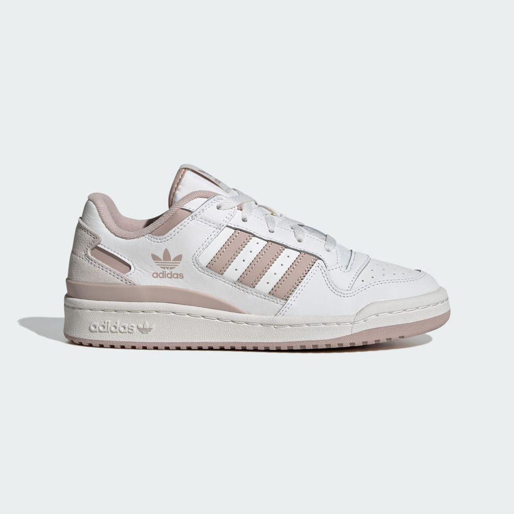 Basket Adidas Forum Low CL Blanche Grise Femme | GTA-62305053