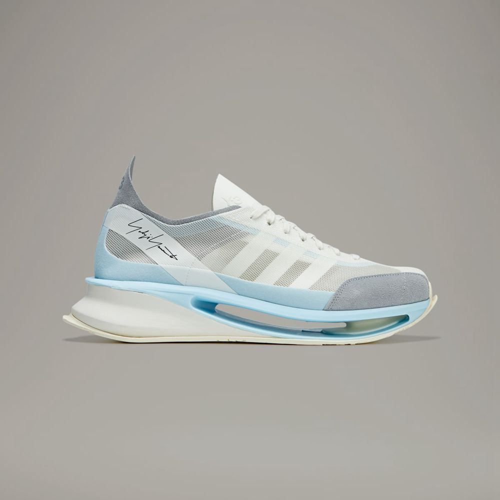 Basket Adidas Y-3 S-Gendo Run Blanche Bleu Femme | NIB-44936036