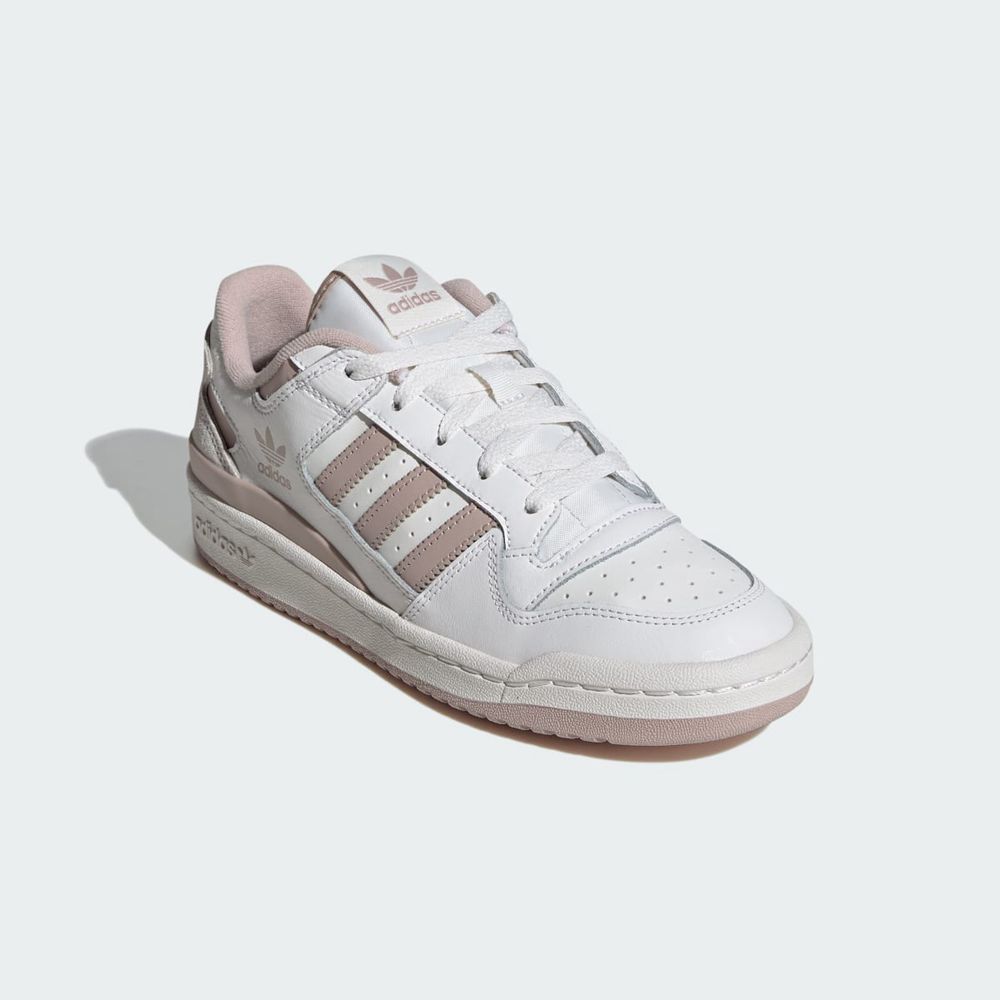 Basket Adidas Forum Low CL Blanche Grise Femme | GTA-62305053