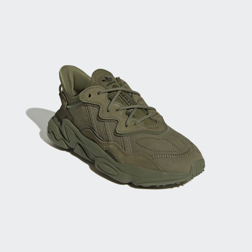 Basket Adidas OZWEEGO Vert Olive Femme | FOZ-64605284