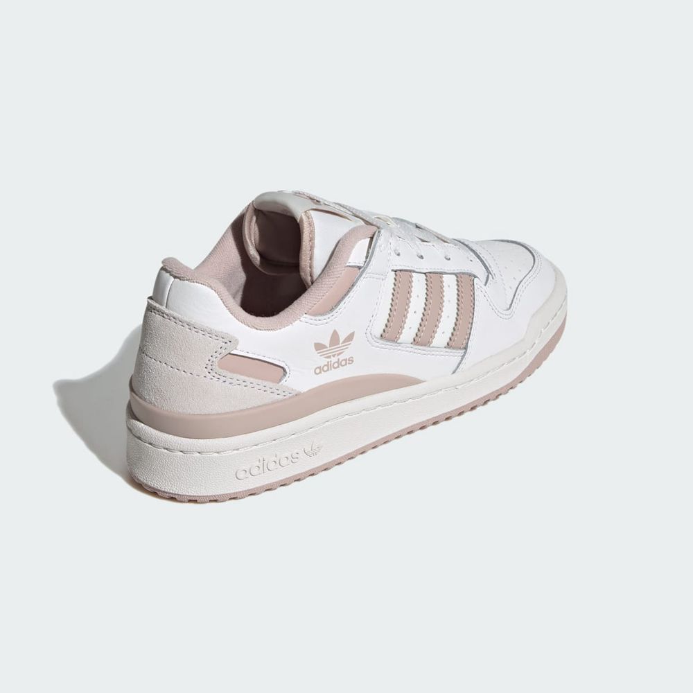 Basket Adidas Forum Low CL Blanche Grise Femme | GTA-62305053