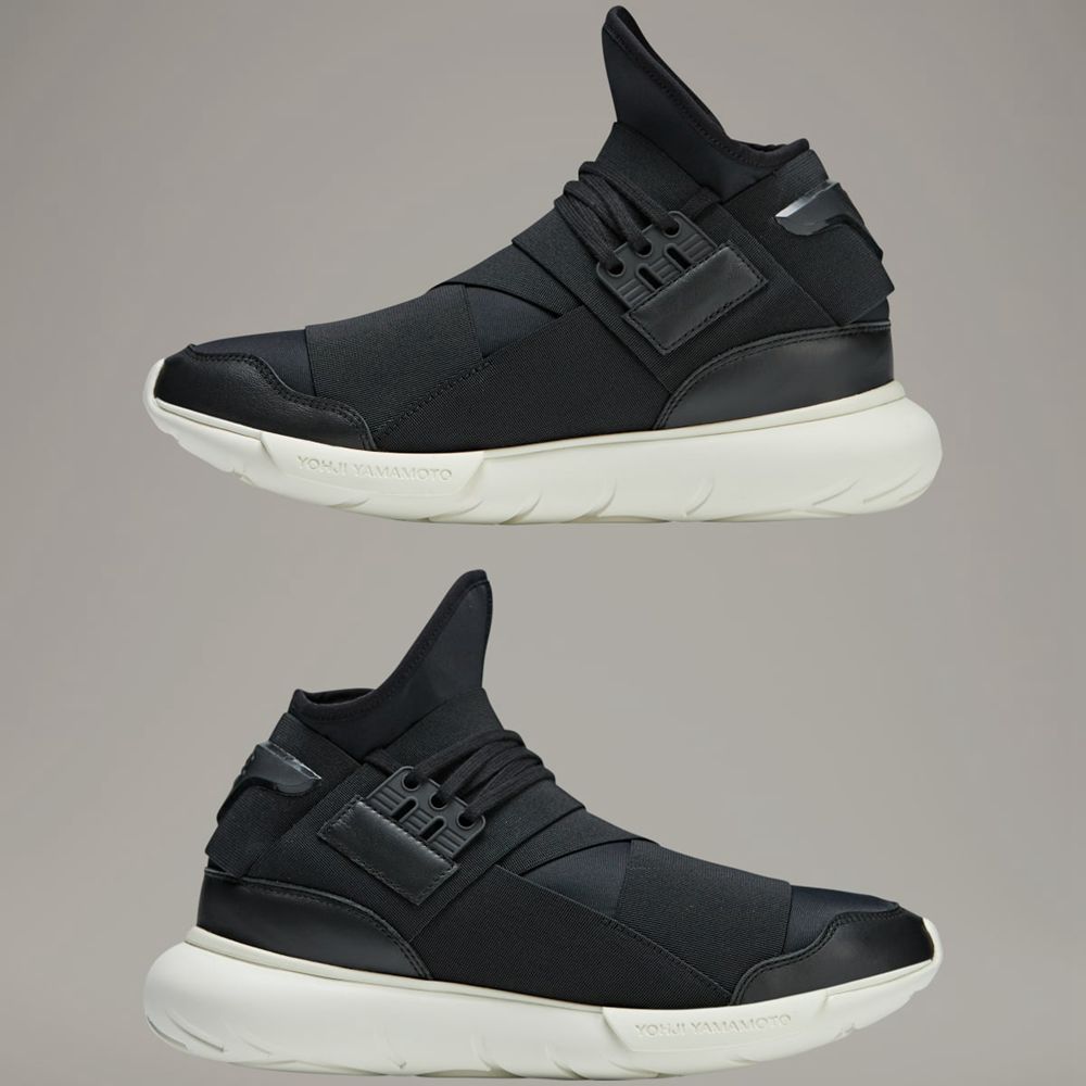 Basket Adidas Y-3 Qasa Noir Blanche Femme | CMS-00143101