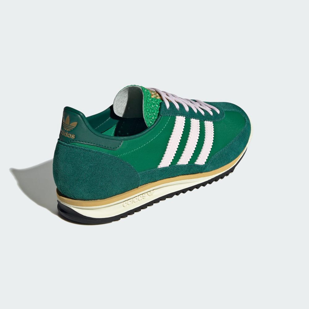 Basket Adidas SL 72 Bleu Marine Vert Femme | RVS-04171156