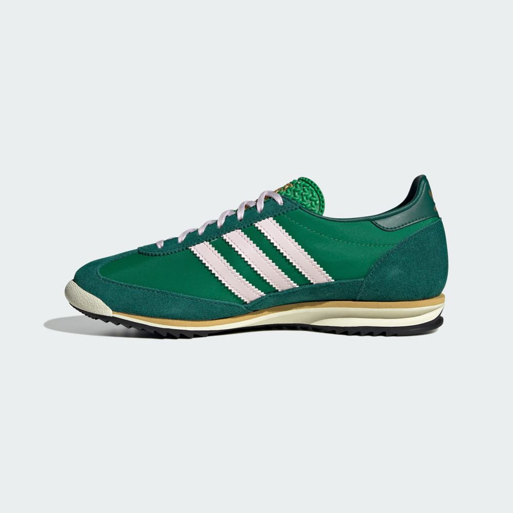 Basket Adidas SL 72 Bleu Marine Vert Femme | RVS-04171156