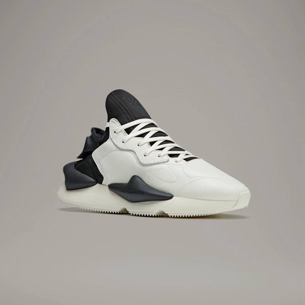 Basket Adidas Y-3 Kaiwa Blanche Noir Femme | CZA-73605905