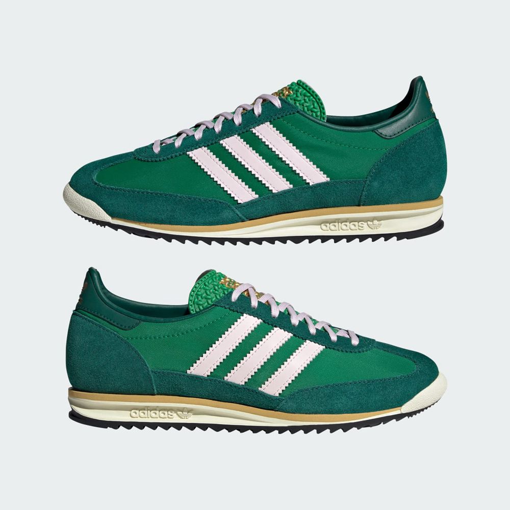 Basket Adidas SL 72 Bleu Marine Vert Femme | RVS-04171156