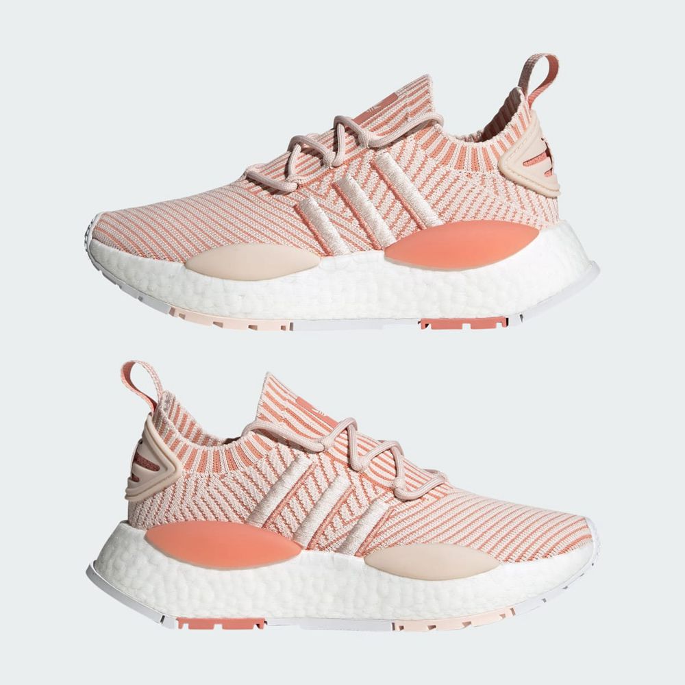 Basket Adidas NMD_W1 Rose Blanche Femme | WIE-72229960