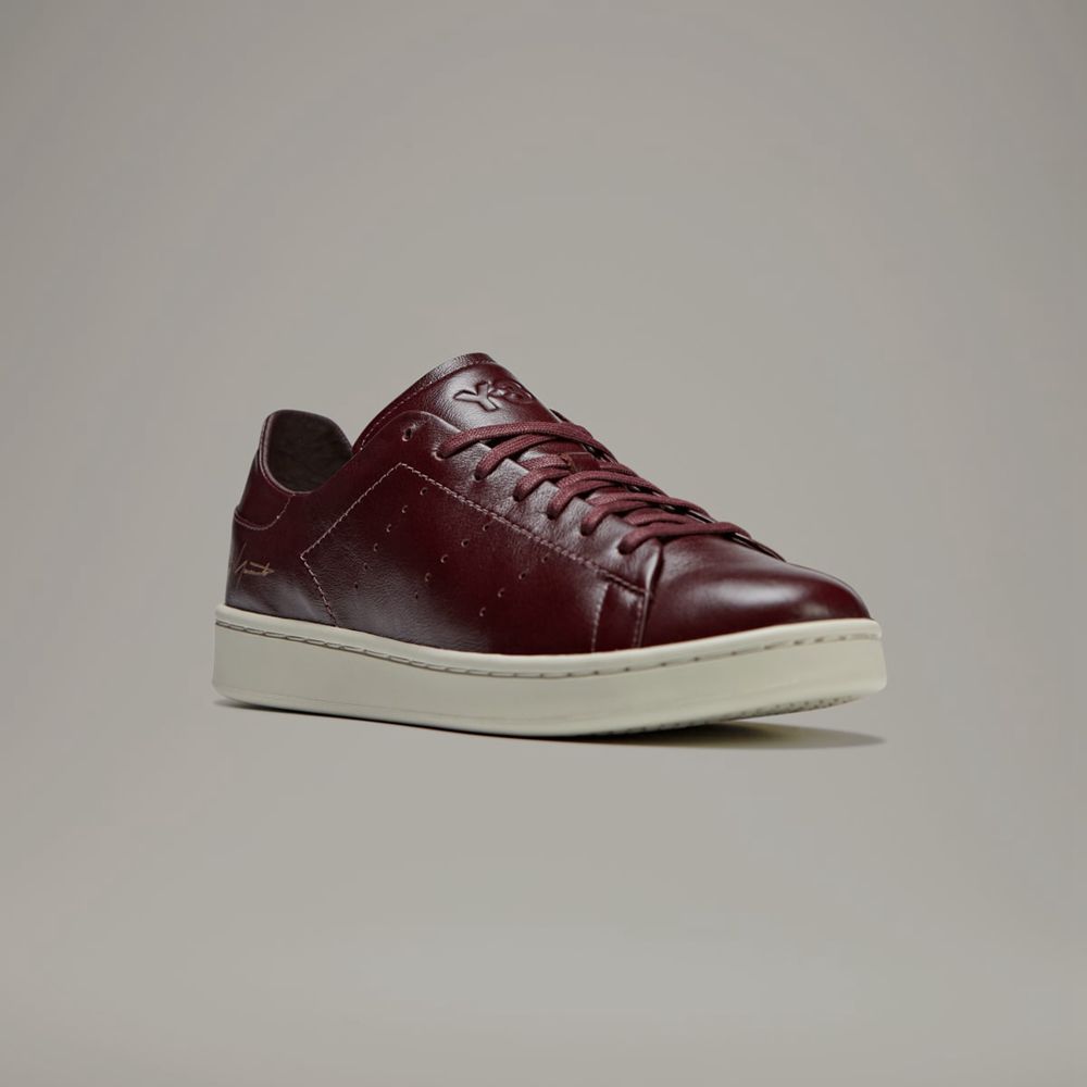 Basket Adidas Y-3 Stan Smith Bordeaux Femme | ADF-00986734