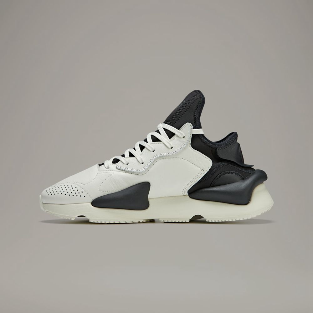 Basket Adidas Y-3 Kaiwa Blanche Noir Femme | CZA-73605905