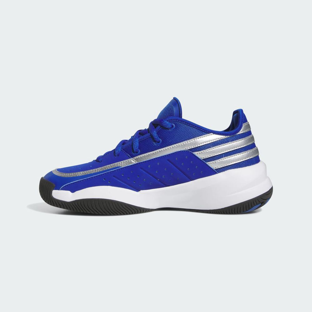 Basket Adidas Front Court Bleu Argent Noir Femme | FYO-46752208