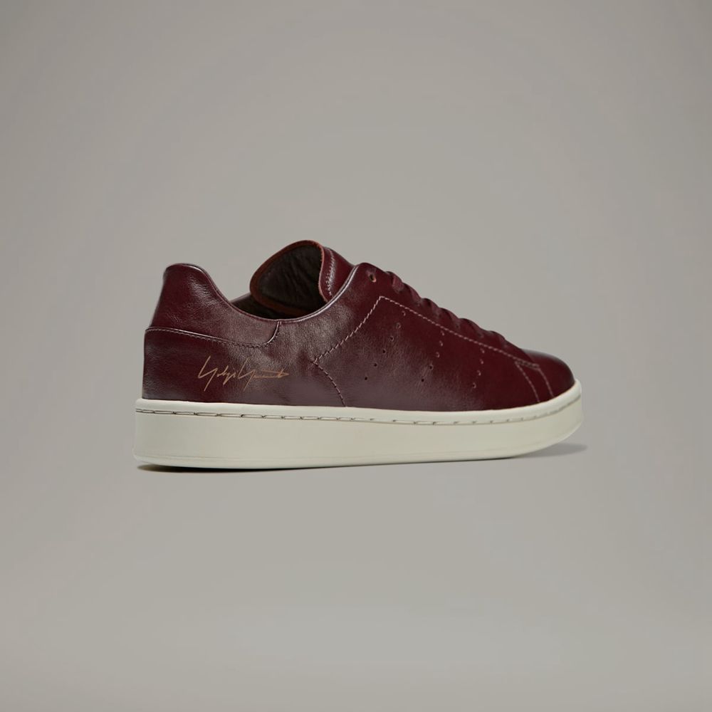 Basket Adidas Y-3 Stan Smith Bordeaux Femme | ADF-00986734