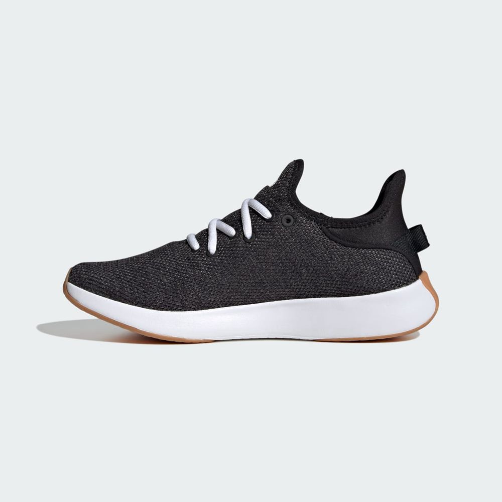 Basket Adidas Cloudfoam Pure Noir Blanche Grise Femme | VZO-65068836