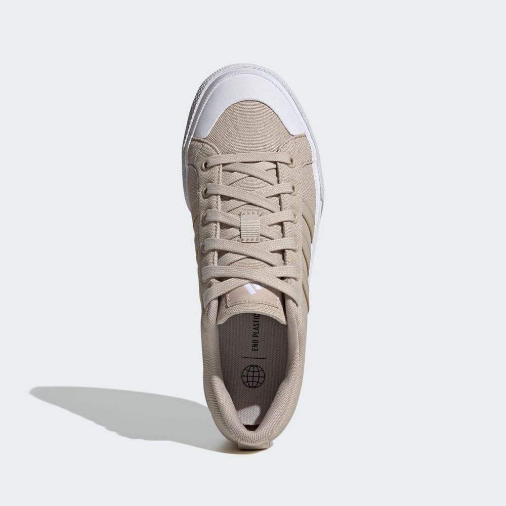 Basket Adidas Bravada 2.0 Platform Beige Blanche Femme | ADP-53729947