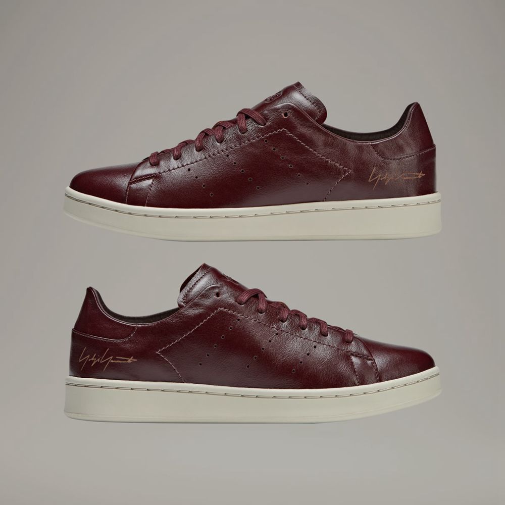 Basket Adidas Y-3 Stan Smith Bordeaux Femme | ADF-00986734