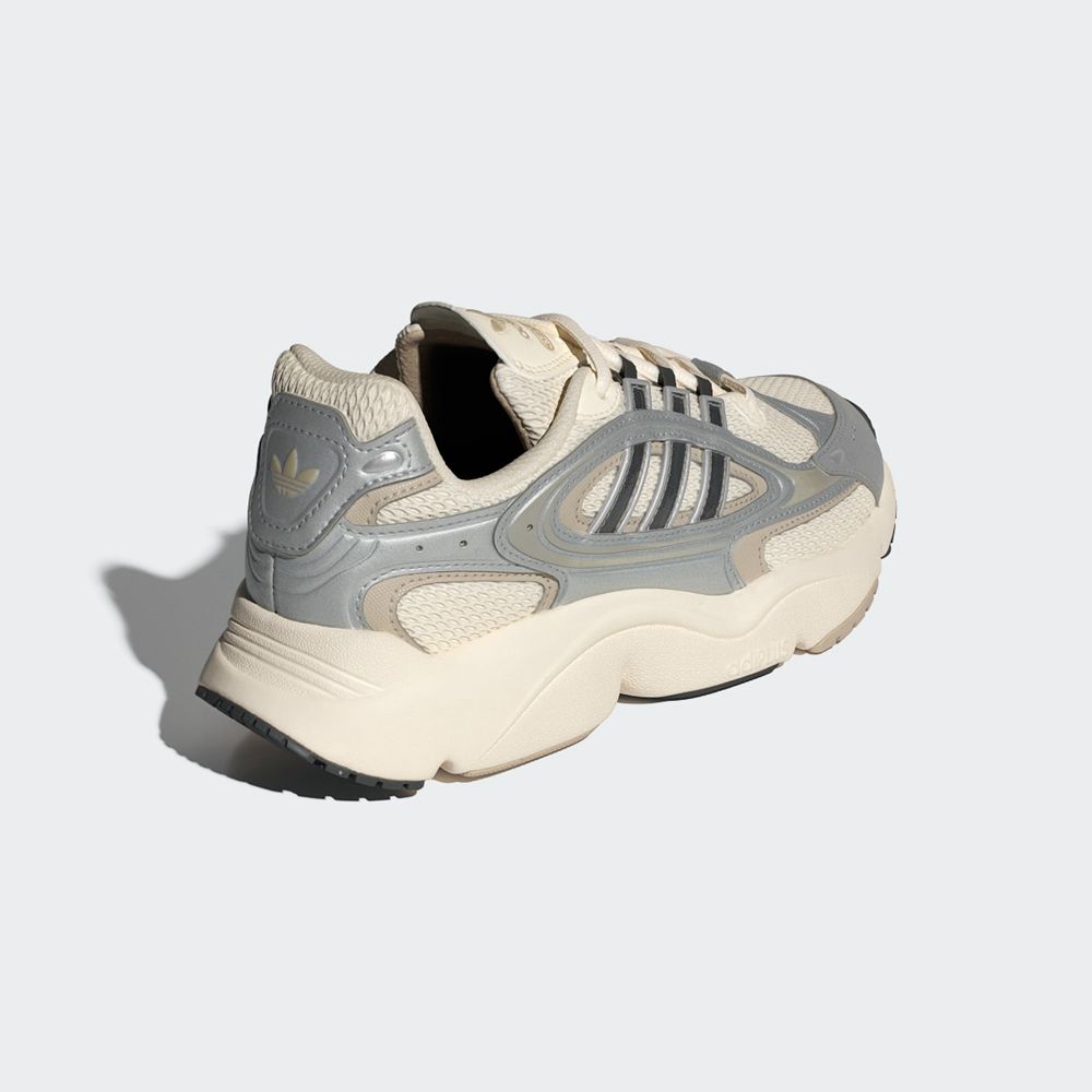 Basket Adidas Ozmillen Blanche Grise Beige Femme | NIA-99525789