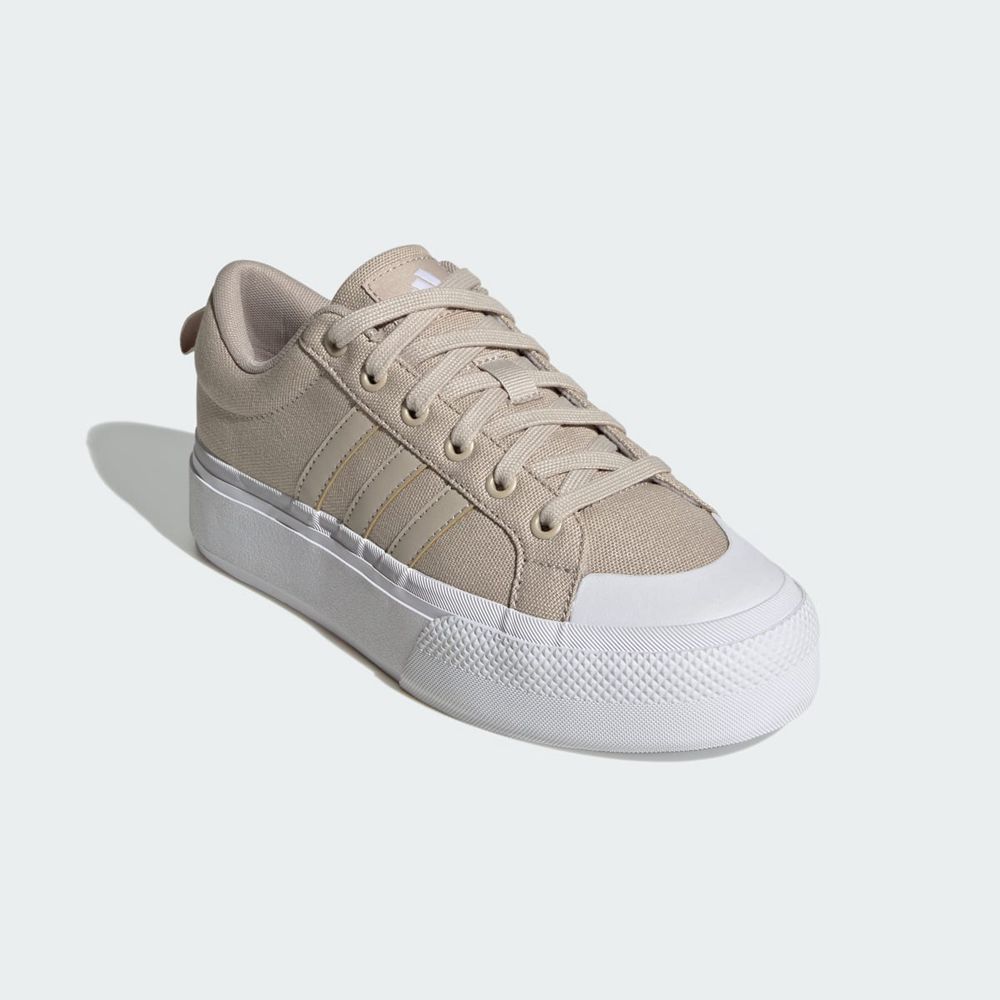 Basket Adidas Bravada 2.0 Platform Beige Blanche Femme | ADP-53729947