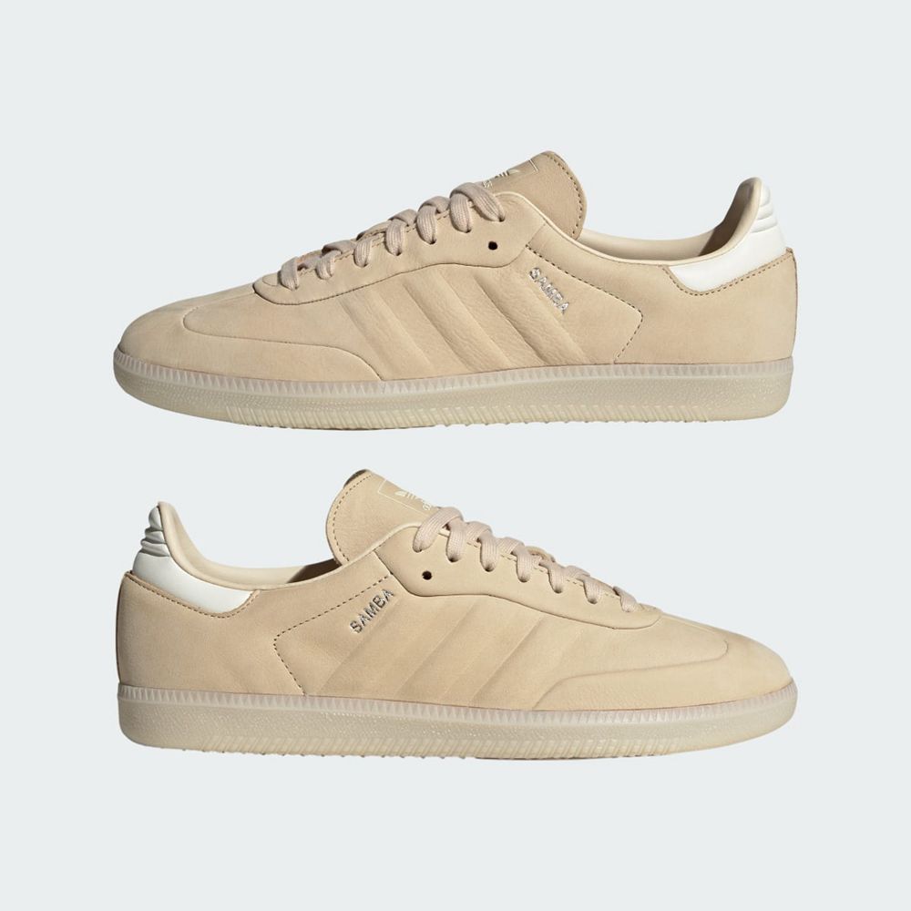 Basket Adidas Samba Beige Blanche Femme | ORX-42986830