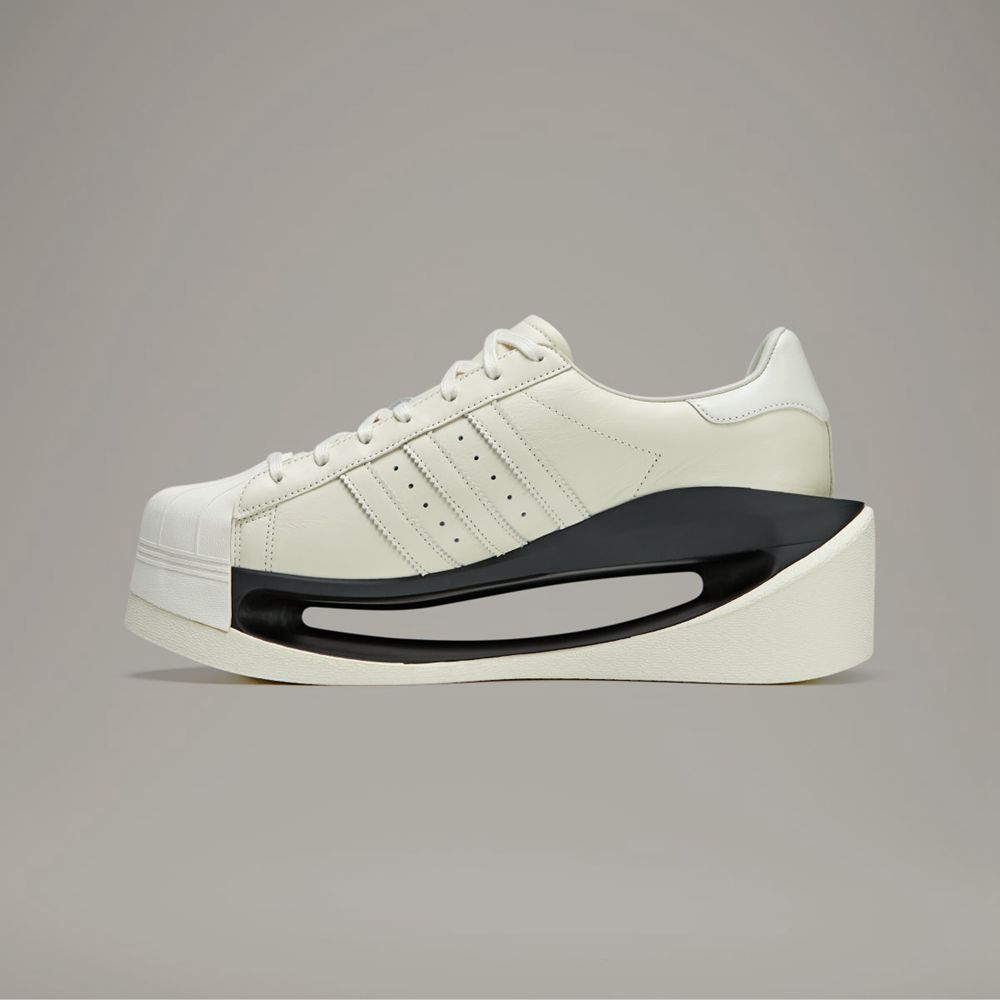 Basket Adidas Y-3 Gendo Superstar Blanche Noir Femme | OCZ-49359502