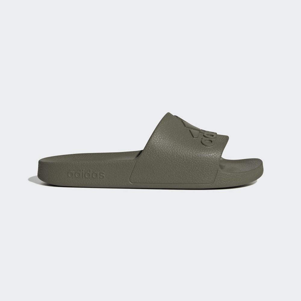 Claquette Adidas Adilette Aqua Vert Olive Femme | IFS-28715415