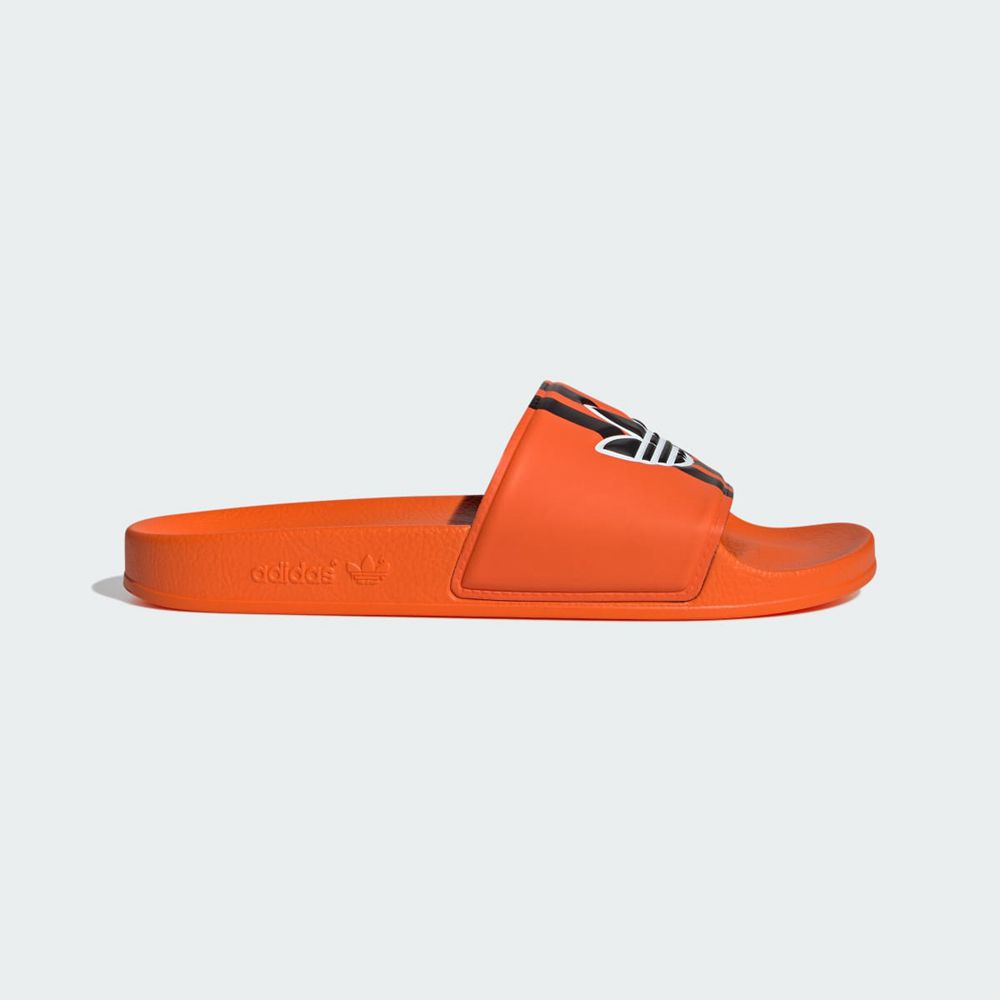 Claquette Adidas Adilette Orange Noir Blanche Femme | WHU-39797554