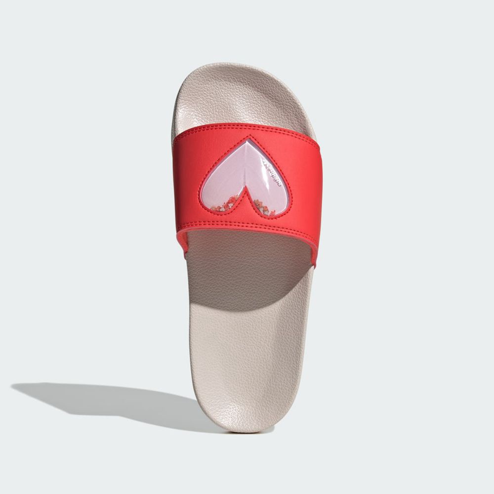 Claquette Adidas Adilette Lite Rouge Beige Femme | DCT-38708162