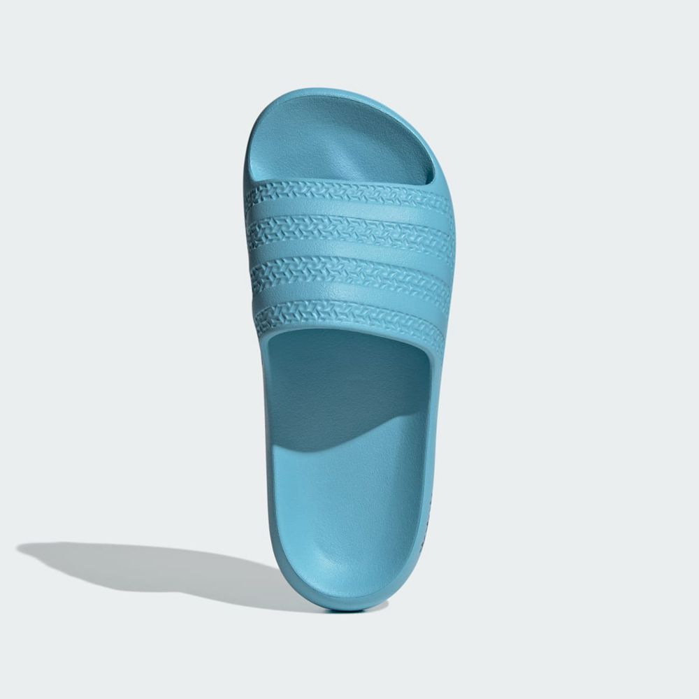 Claquette Adidas Adilette Ayoon Bleu Noir Femme | AZW-21628062