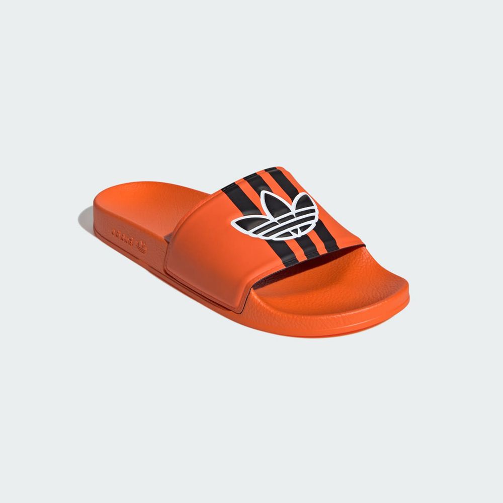 Claquette Adidas Adilette Orange Noir Blanche Femme | WHU-39797554