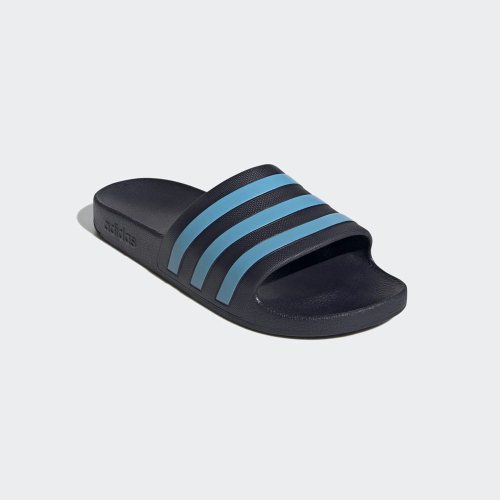 Claquette Adidas Adilette Aqua Bleu Marine Bleu Femme | GQP-97675535