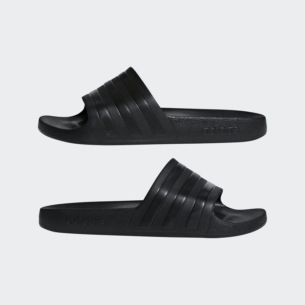 Claquette Adidas Adilette Aqua Noir Femme | XOY-49673556