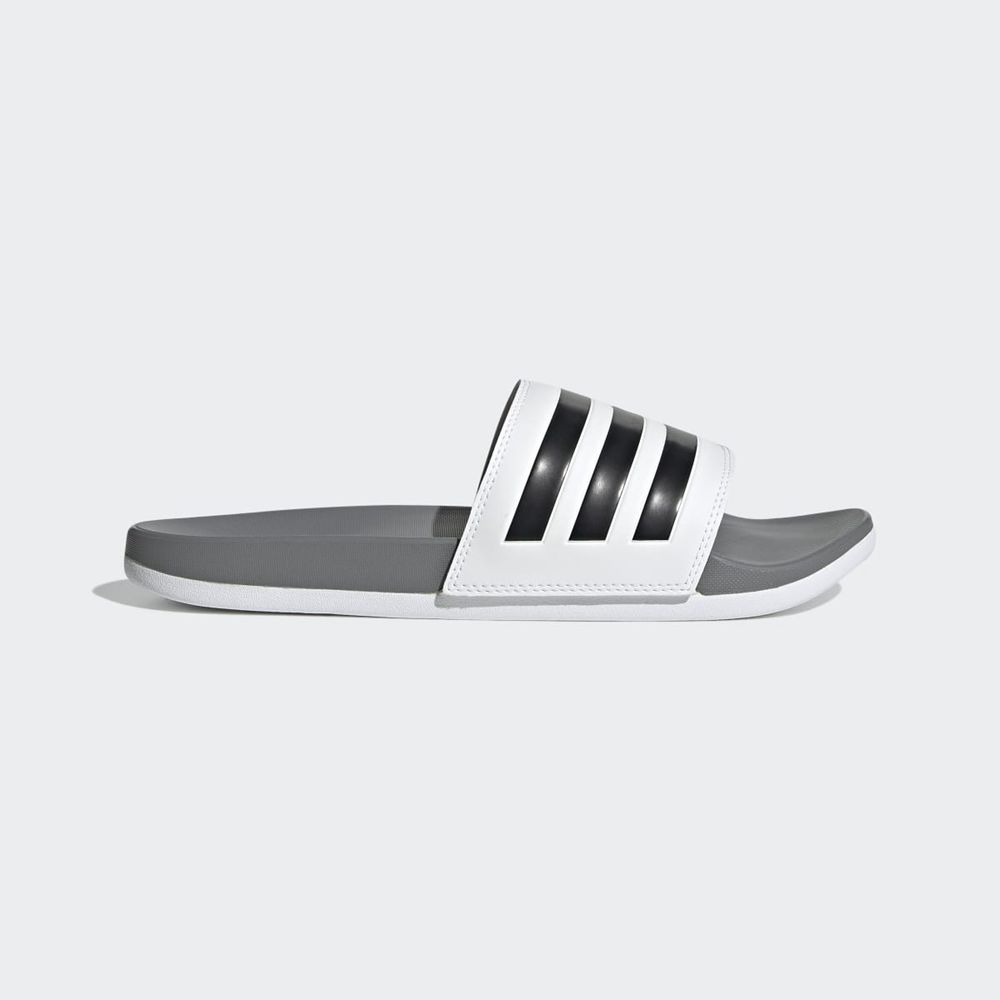 Claquette Adidas Adilette Comfort Blanche Noir Grise Femme | JQP-11799679