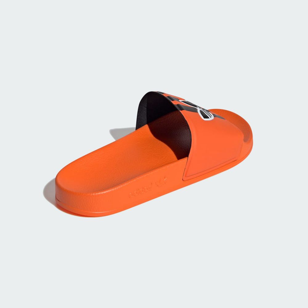 Claquette Adidas Adilette Orange Noir Blanche Femme | WHU-39797554