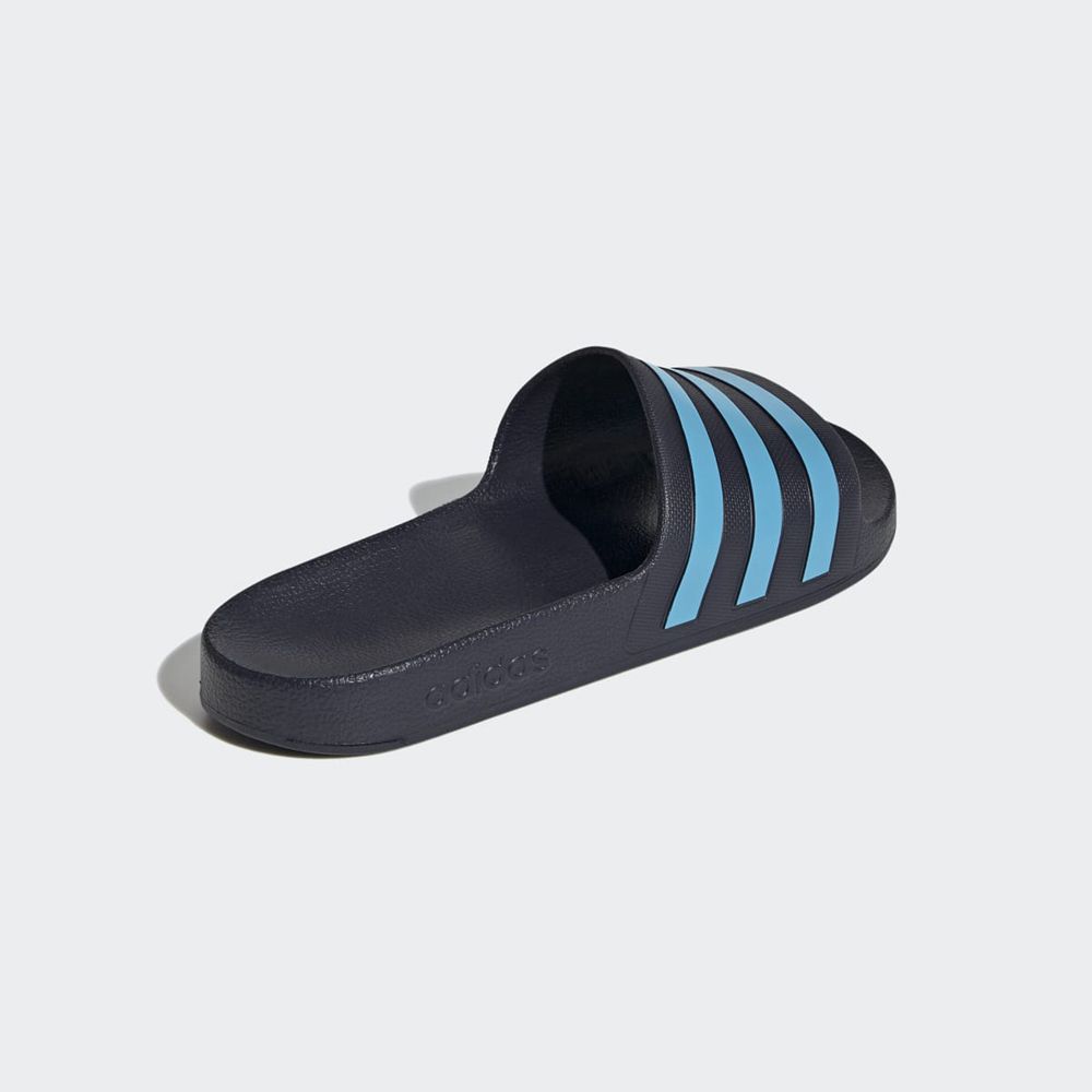 Claquette Adidas Adilette Aqua Bleu Marine Bleu Femme | GQP-97675535