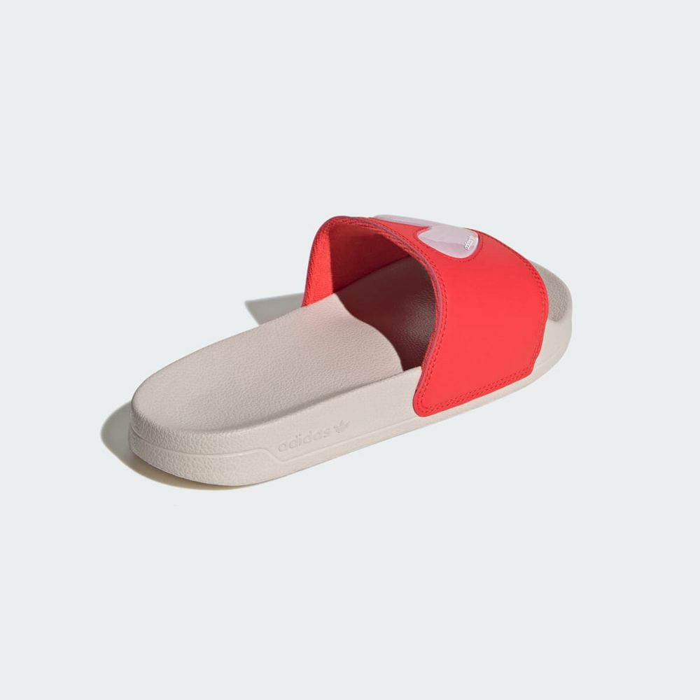 Claquette Adidas Adilette Lite Rouge Beige Femme | DCT-38708162