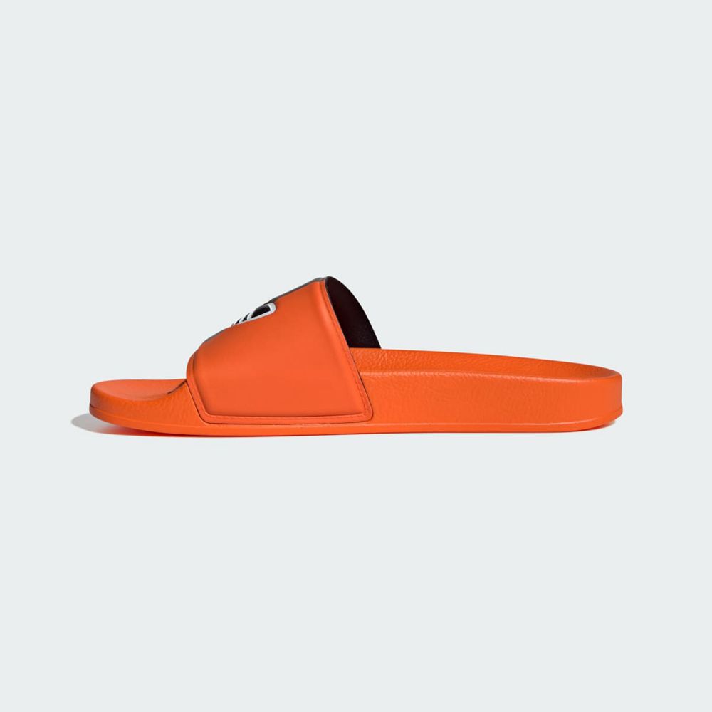 Claquette Adidas Adilette Orange Noir Blanche Femme | WHU-39797554