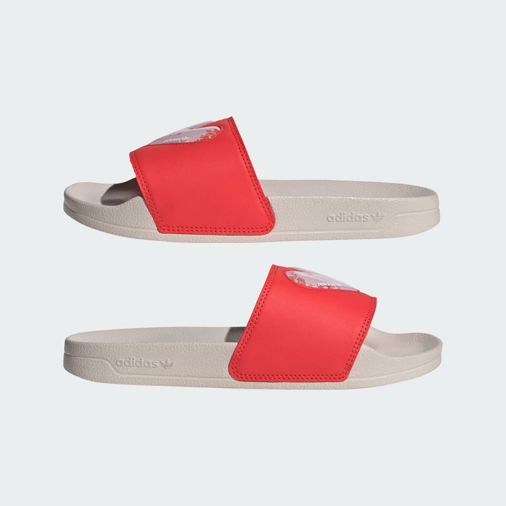 Claquette Adidas Adilette Lite Rouge Beige Femme | DCT-38708162