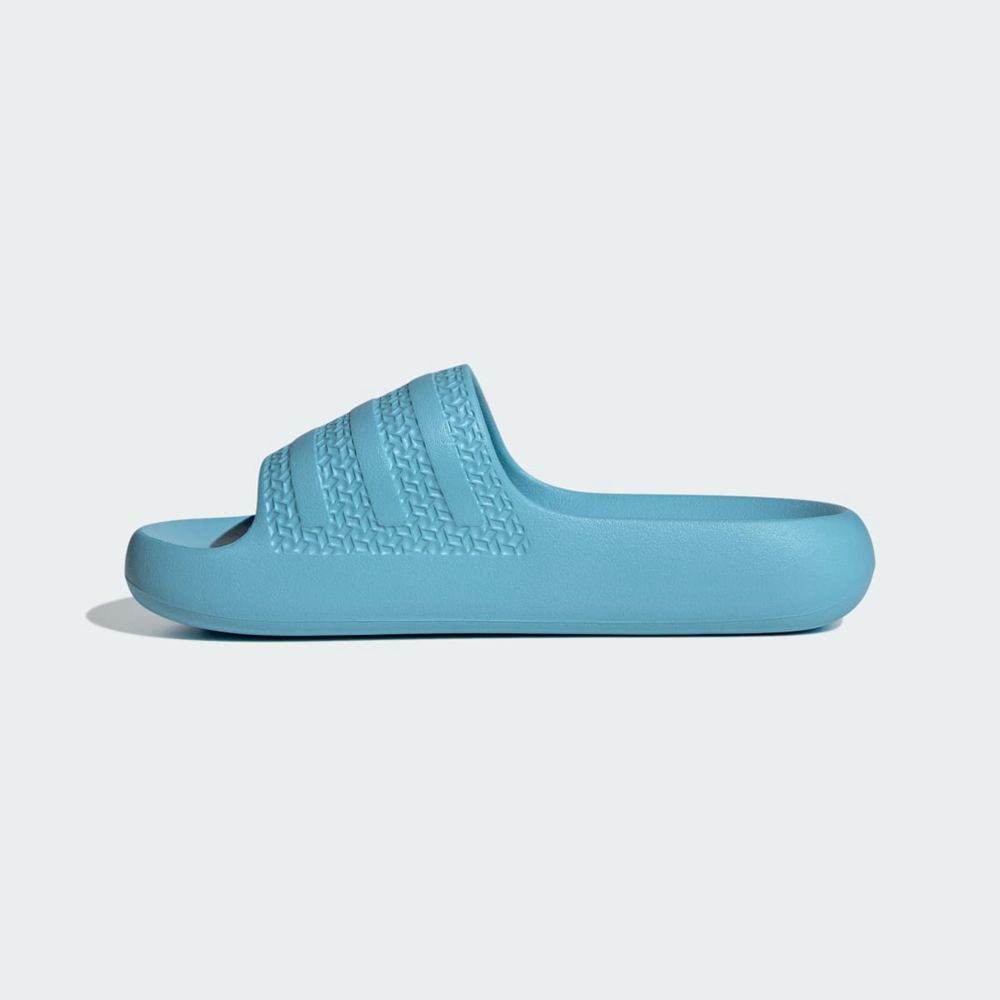 Claquette Adidas Adilette Ayoon Bleu Noir Femme | AZW-21628062