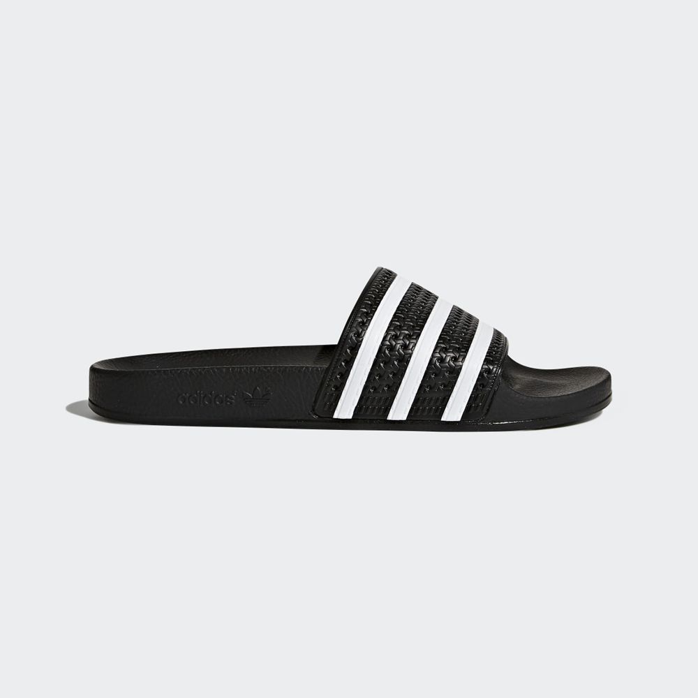 Claquette Adidas Adilette Noir Blanche Femme | RRN-91464009