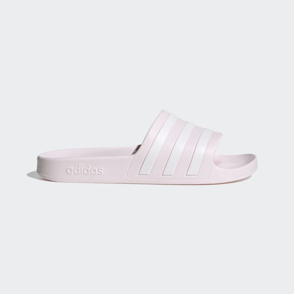 Claquette Adidas Adilette Aqua Rose Blanche Femme | UTP-14395071