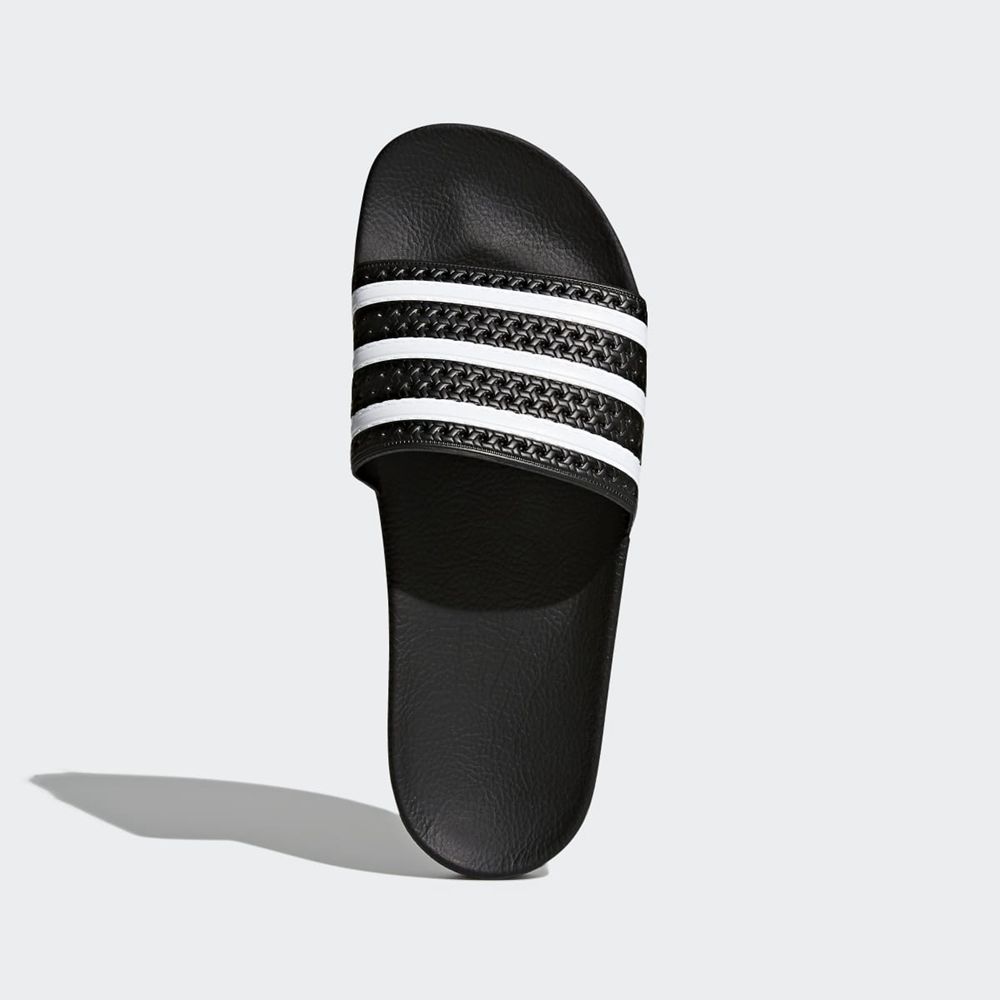 Claquette Adidas Adilette Noir Blanche Femme | RRN-91464009