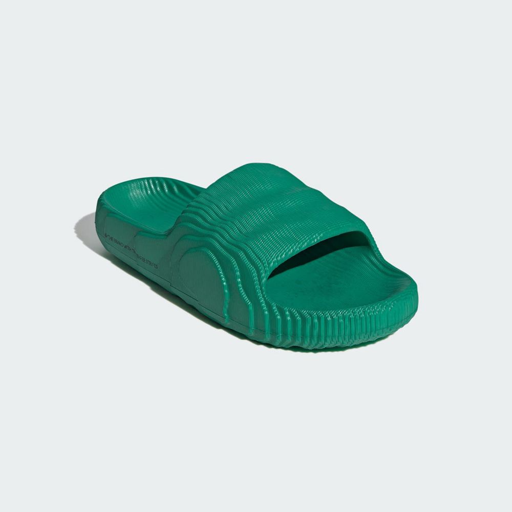 Claquette Adidas Adilette 22 Vert Noir Femme | NDB-57834263